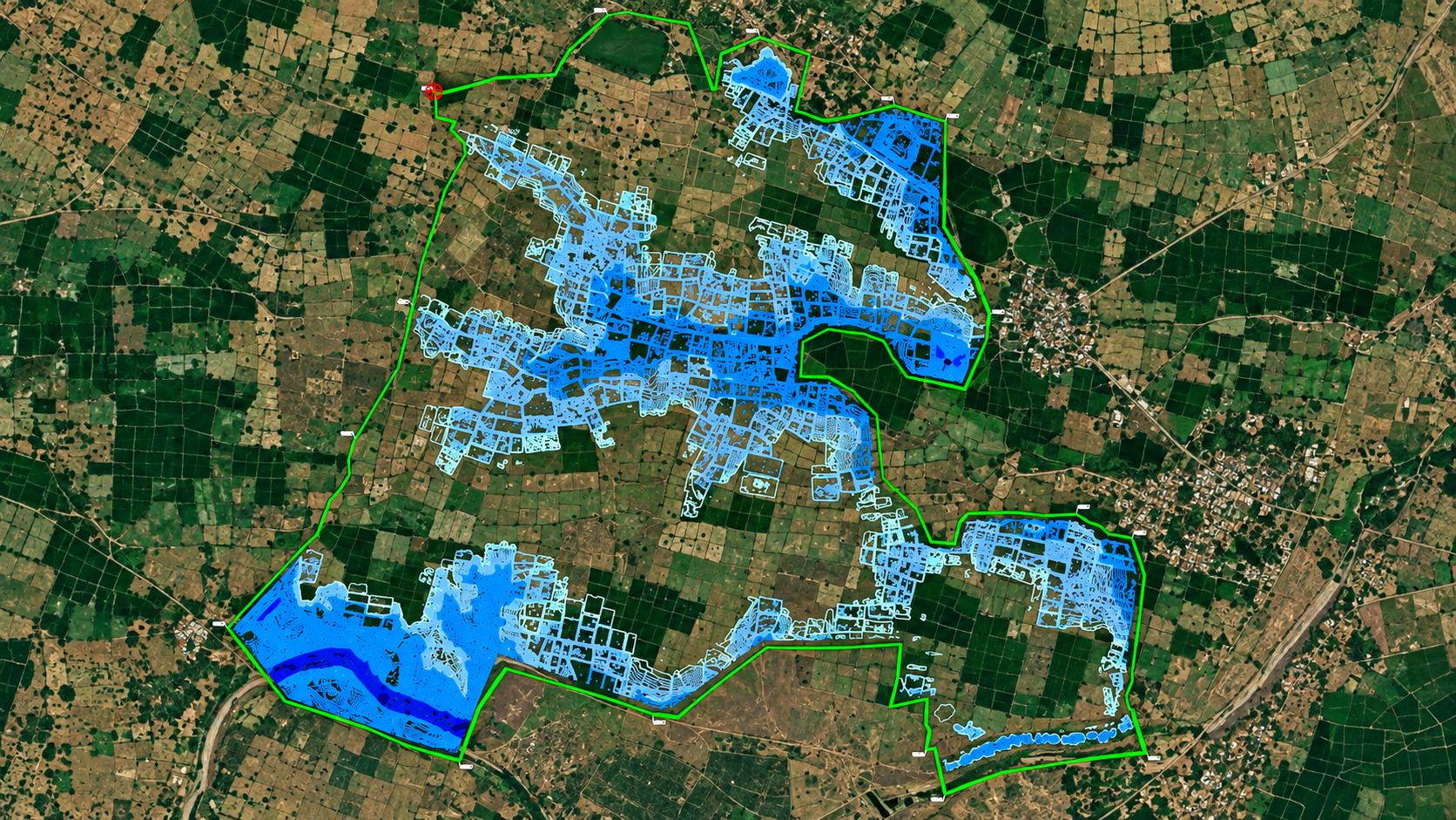 Hydrology Analysis Satellite View