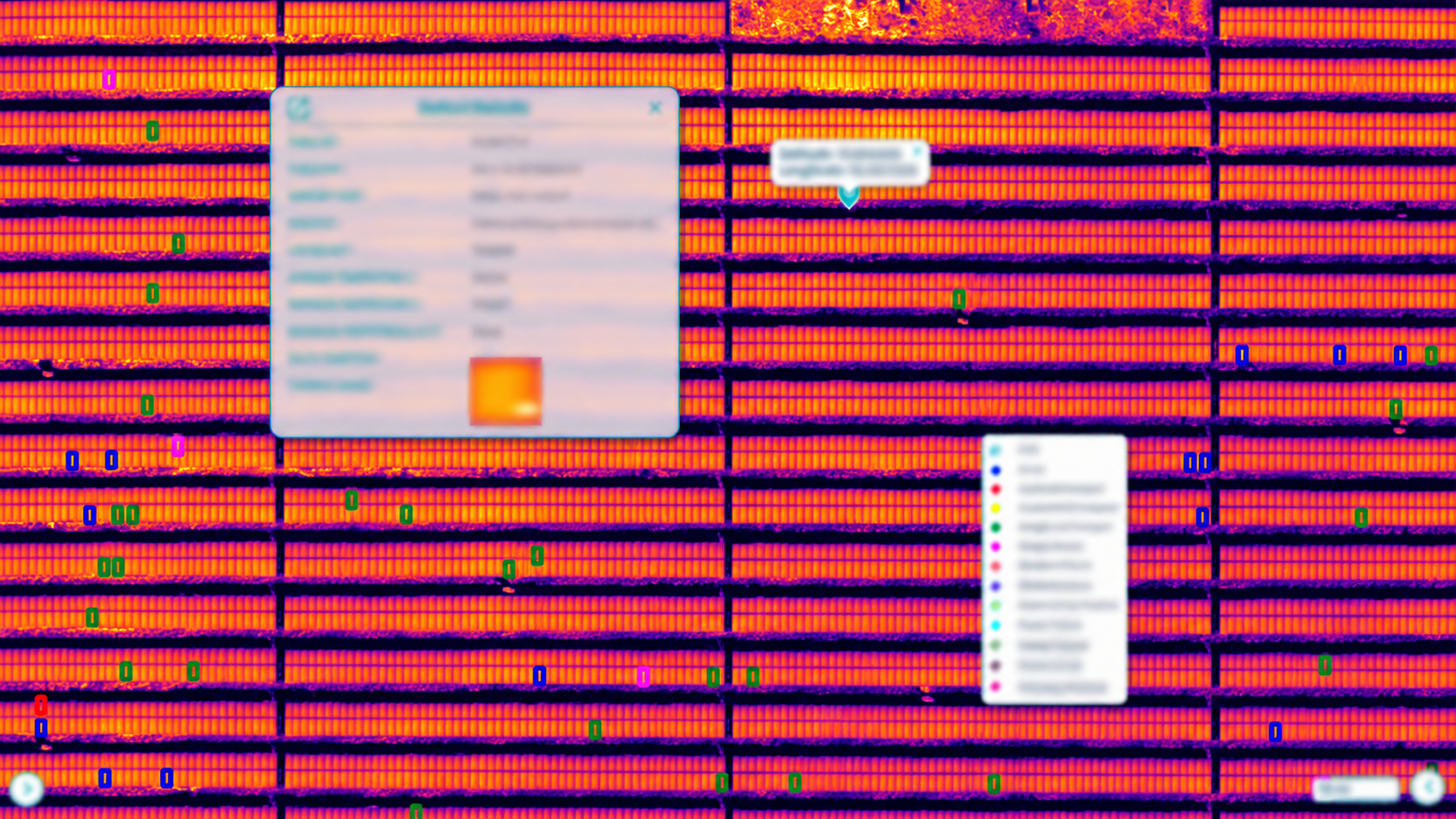 Thermal Defect Detail View with Single-Cell Hotspot Temperature Data