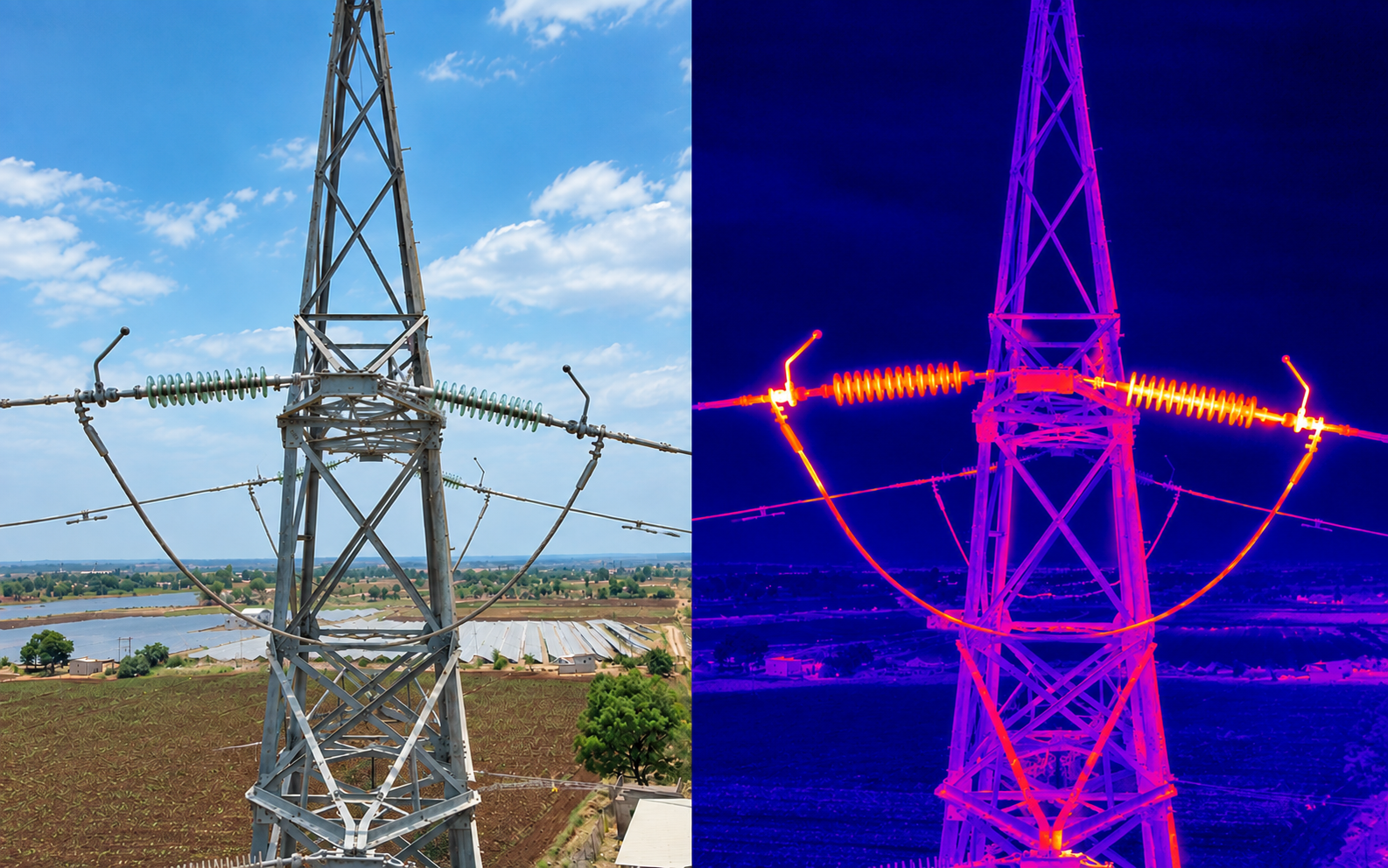 Transmission Line Thermal Pylon Diagnostics